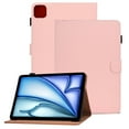 thumbnail image 1 of GSFY Case for 2024 iPad Air 11 Inch 6th Gen (M2), Smart PU Leather Wallet Stand Protective Book Case Auto Sleep Wake for iPad Air 11 6th/ iPad Air 10.9 4th &5th/ iPad Pro 11 (2018-2022), GX-Pink, 1 of 8