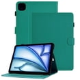 thumbnail image 1 of GSFY Case for 2024 iPad Air 11 Inch 6th Gen (M2), Smart PU Leather Wallet Stand Protective Cover Auto Sleep Wake for iPad Air 11 6th/ iPad Air 10.9 4th &5th/ iPad Pro 11 (2018-2022), Peacock Green, 1 of 7