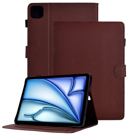 GSFY Case for 2024 iPad Air 11 Inch 6th Gen (M2), Smart PU Leather Wallet Stand Protective Cover Auto Sleep Wake for iPad Air 11 6th/ iPad Air 10.9 4th &5th/ iPad Pro 11 (2018-2022), Brown