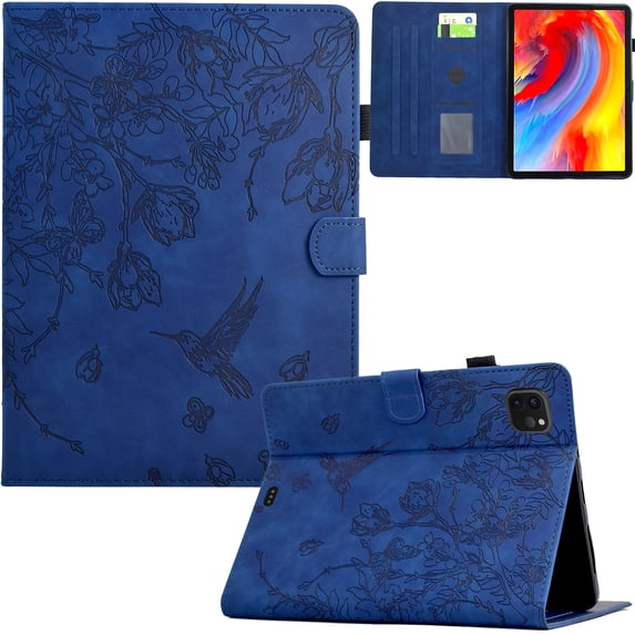 GSFY Case Compatible with iPad Pro 11 Inch 5th Generation (M4) 2024, Smart Premium PU Leather Wallet Stand Protective Shell with Auto Sleep Wake Feature for iPad Pro 11 2024, Dark Blue
