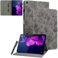 thumbnail image 1 of GSFY Case for Lenovo Tab P11 Plus 2021/Tab P11 2020, Premium PU Leather Protective Folio Stand Cover with Pencil Holder Multiple Viewing Angles for Lenovo Tab P11 TB-J606F/P11 Plus TB-J616F, Gray, 1 of 8