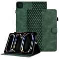 thumbnail image 1 of GSFY Case for iPad Pro 11 Inch (M4) 2024 (5th Gen), PU Leather Slim Wallet Stand Protective Smart Shell with Auto Sleep Wake Feature for iPad Pro 11 Inch Tablet, Green Blocks, 1 of 8