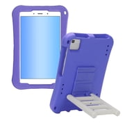 GSFY Kids Case Compatible with Kindle Fire HD 8 2018 2017 2016 Version, 8th/7th/6th Gen, Lightweight Shockproof Rugged EVA Kids Friendly Case 360 Degree Rotating Kickstand Stairs, Purple
