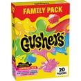 thumbnail image 1 of Gushers Fruit Flavored Snacks, Lemonade Mix, Gluten Free, Family Pack, 20 Pouches, 16 oz, 1 of 12