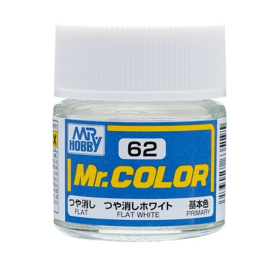GSI Creos MR. Hobby Mr Color C62 Flat White 10mL Primary Paint