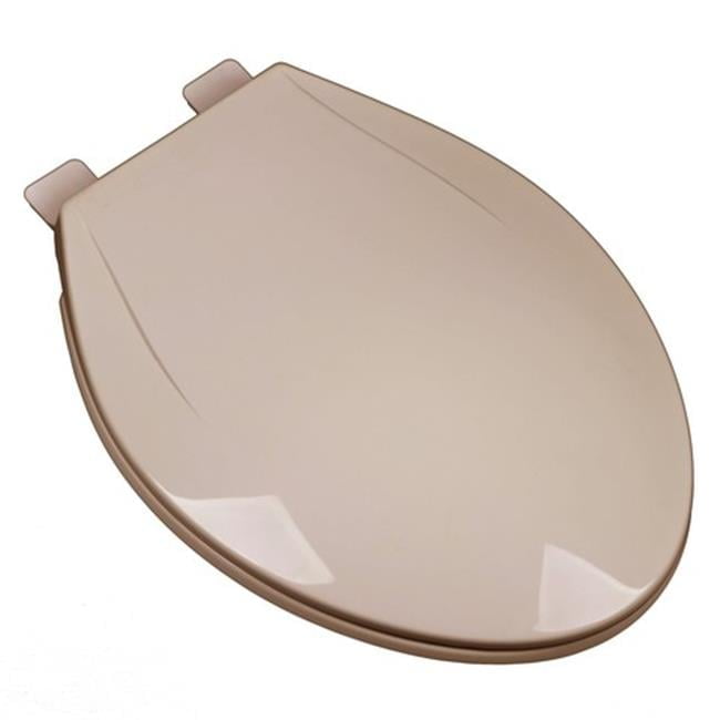 GSI Homestyles HO2635373 Fawn Beige Elongated Polypropylene (PP) Plastic 18.5 inches, Slow Close Toilet Seat