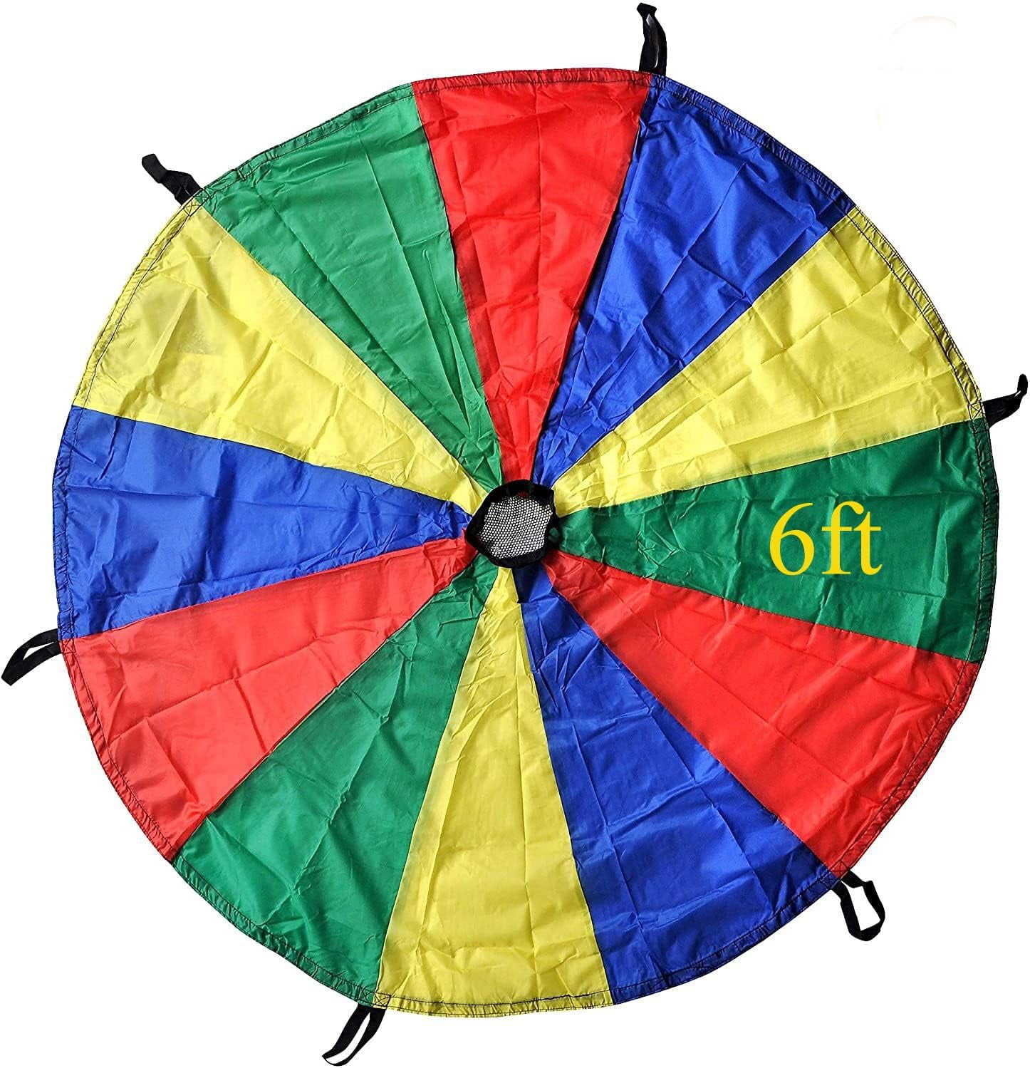 GSI Kids Play Parachute Rainbow Toy Tent, Gymnastic Training Equipment
