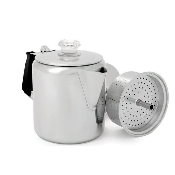 GSI Glacier Coffee Perk Stainless 6 Cup