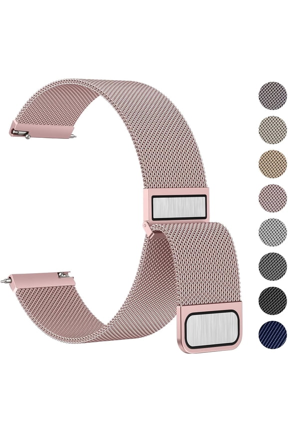 -20mm 22mm Watch Bands Stainless Steel Metal Quick Release Replacement Wristband Straps for Men Women