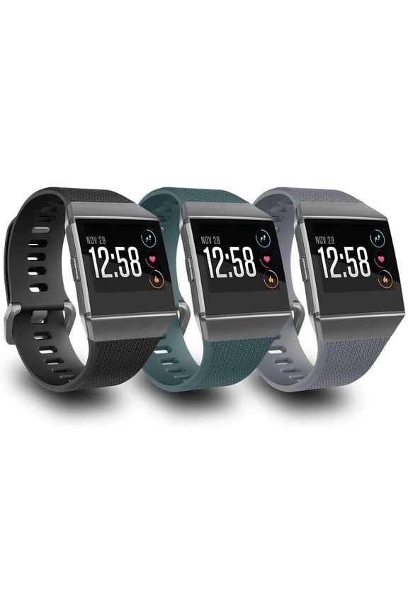 -Compatible Ionic Bands for Men Women Large Small, Replacement Strap Sport Accessory Wristband with Original Design for Ionic Smart Watch