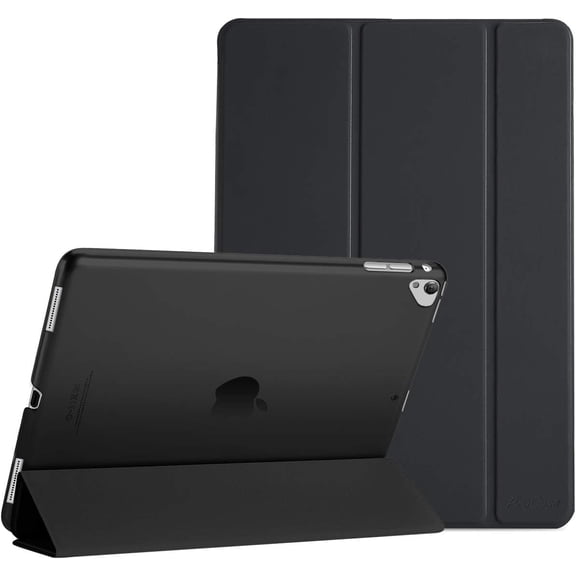 GSIZSA-Smart Case for iPad Pro 12.9 Inch 1st and 2nd Generation (2015 and 2017 Model), Stand Cover Support Auto Sleep/Wake -Black