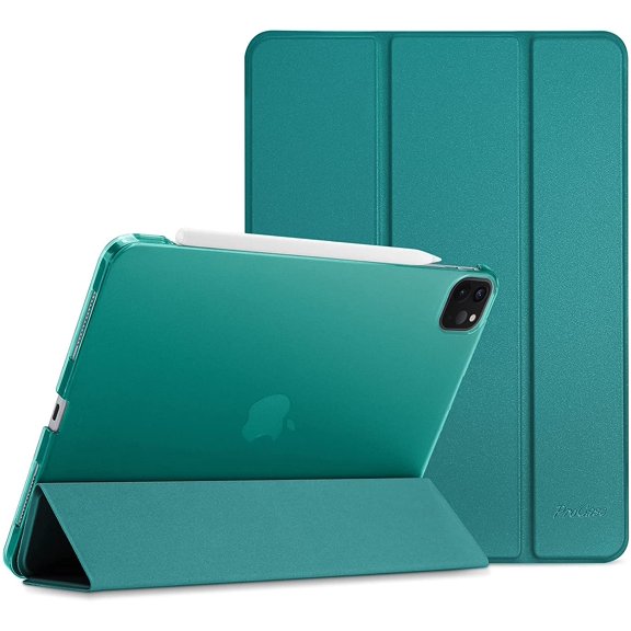 GSIZSA-for iPad Pro 11 Inch Case 2022/2021/2020/2018(4th/3rd/2nd/1st Generation), iPad Pro 11" Slim Stand Hard Back Cover Shell Smart Folio Compatible with Penci/Support Auto Wake/Sleep -Emerald