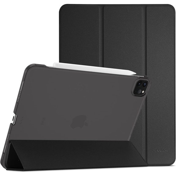 GSIZSA-for iPad Pro 11 Inch Case 2022/2021/2020/2018(4th/3rd/2nd/1st Generation), iPad Pro 11" Slim Stand Hard Back Cover Shell Smart Folio Compatible with Penci/Support Auto Wake/Sleep -Black