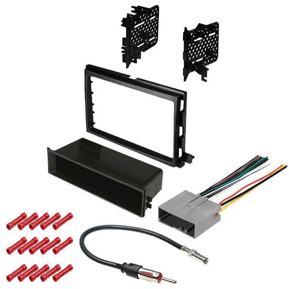 GSKIT1042 Car Stereo Installation Kit for 2013-2014 Ford F-150 - in Dash Mounting Kit, Antenna Adapter, Wire Harness for Single or Double Din Radio Receivers