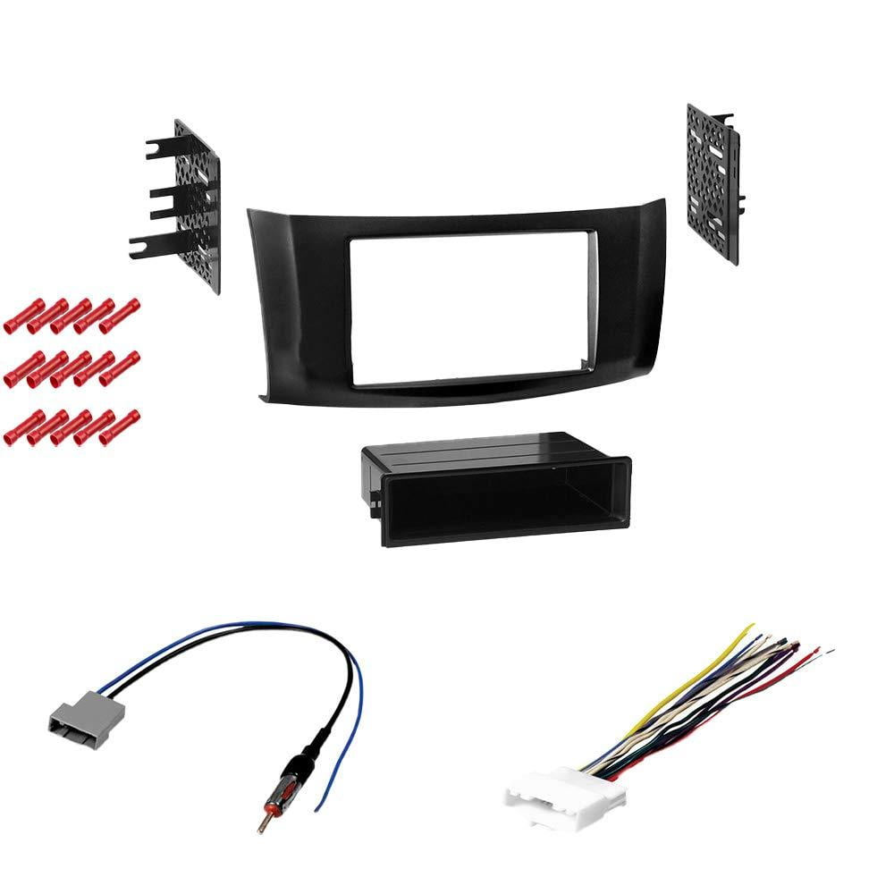 GSKIT467 Car Stereo Installation Kit for 2013 2016 Nissan Sentra in Dash Mounting Kit Antenna Adapter Wire Harness for Single Double Din Radio