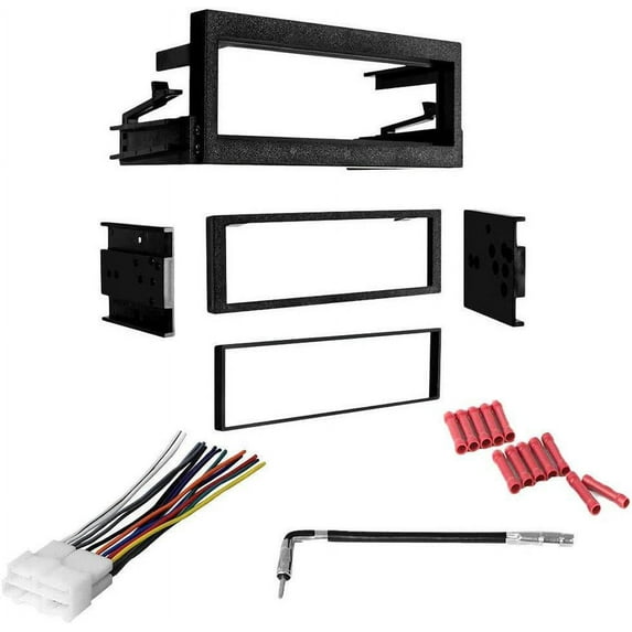 GSKIT850 Car Stereo Installation Kit for 1995-1998 Chevrolet K3500 - in Dash Mounting Kit, Wire Harness, Antenna Adapter for Single Din Radio Receivers