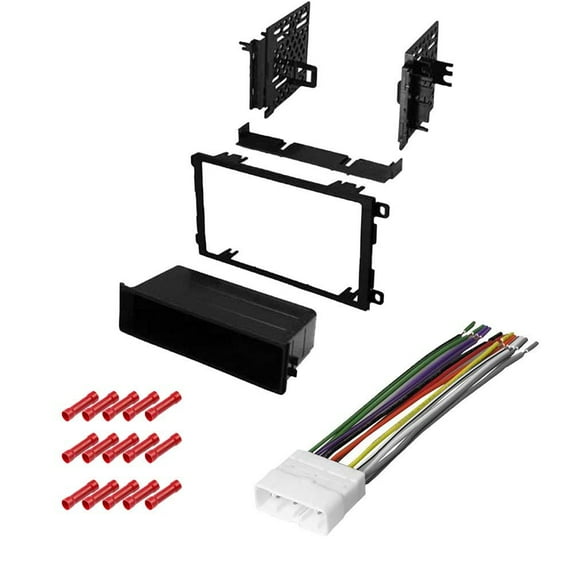 GSKIT958 Car Stereo Installation Kit for 2001-2002 Suzuki XL-7 - in Dash Mounting Kit, Wire Harness, for Single or Double Din Radio Receivers