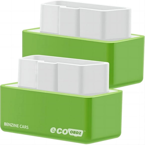 2 Pack New Economy Car Petrol Fuel Saver, Universal Plug and Play OBD2 Chip Tuning Box Fuel Saver Devices for Petrol Car Fits Will Work on Most Vehicle That has an OBD2 Port