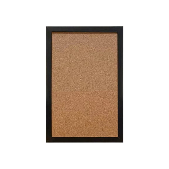 GSKKLQ Hanging Photo Display Board, Cork and Fabric Memo Board for Home Office, Wall Mounted Message Center with Clips, Organizer