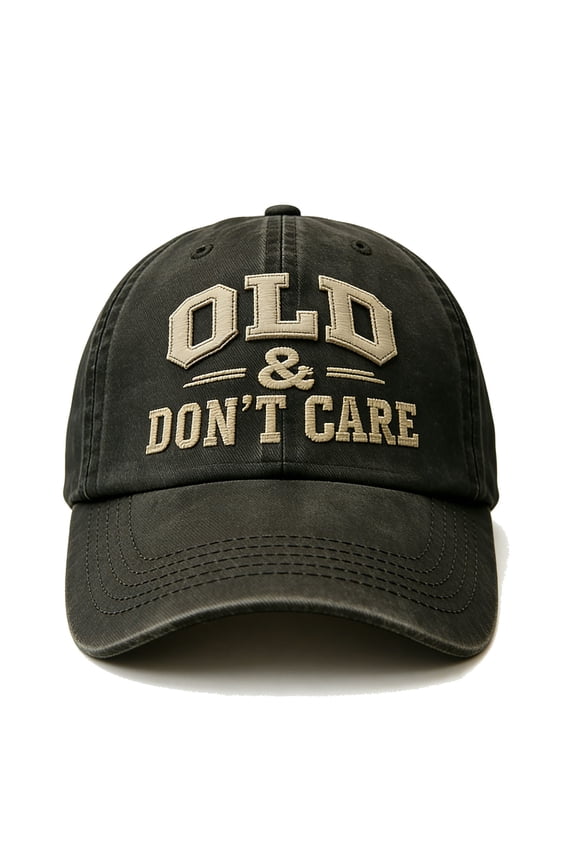 Old English Letter Hat, Embroidered Snapback Cap with Gothic Font Design, Casual Baseball Cap for Men Women, Streetwear Fashion