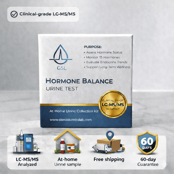GSL Complete Steroidome 15 Hormone Balance Home Test Kit, LC-MS Assay