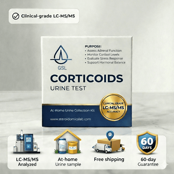 GSL Cortisol Urine Home Test Kit, LC-MS Assay