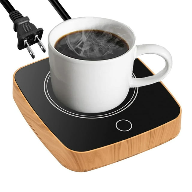 GSLUUK Coffee Mug Warmer, Coffee Cup Warmer for Desk with 3 Temperature Control 104℉/122℉/131℉, Coffee Warmer with Auto Shut off for Coffee Milk Tea Beverage (Brown)
