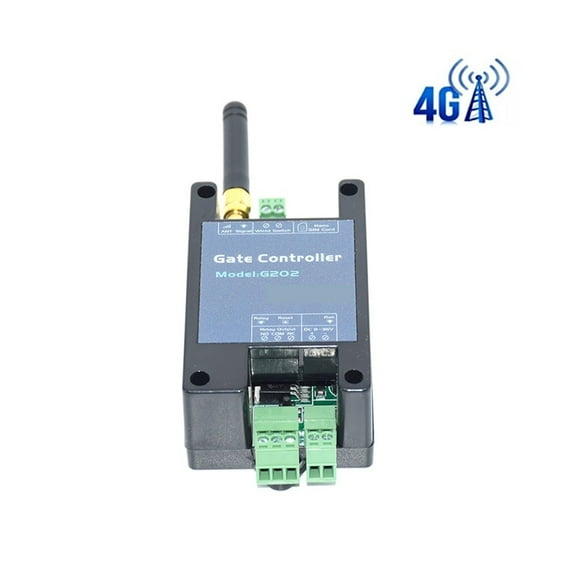 GSM 4G LTE Gate Controller SMS Remote Control ON/OFF Relay Switch For Automatic Sliding Swing Gate Opener ,Easy to Install