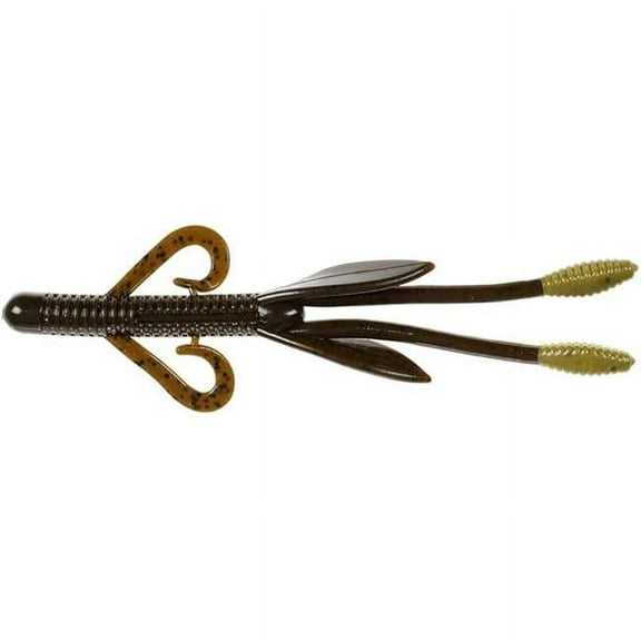 GSM Fishing BBB-FLYSQ5-01 5 in. Flying Squirrel Lures, Green Pumpkin - Pack of 7