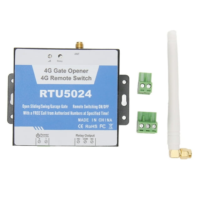 GSM Gate Opener RTU5024 4G SMS Smart Alarm Smart ID Recognition WiFi