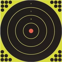 GSM Outdoors Birchwood Casey Shoot-N-C 12-Inch Bulls-Eye Target - Pack of 10