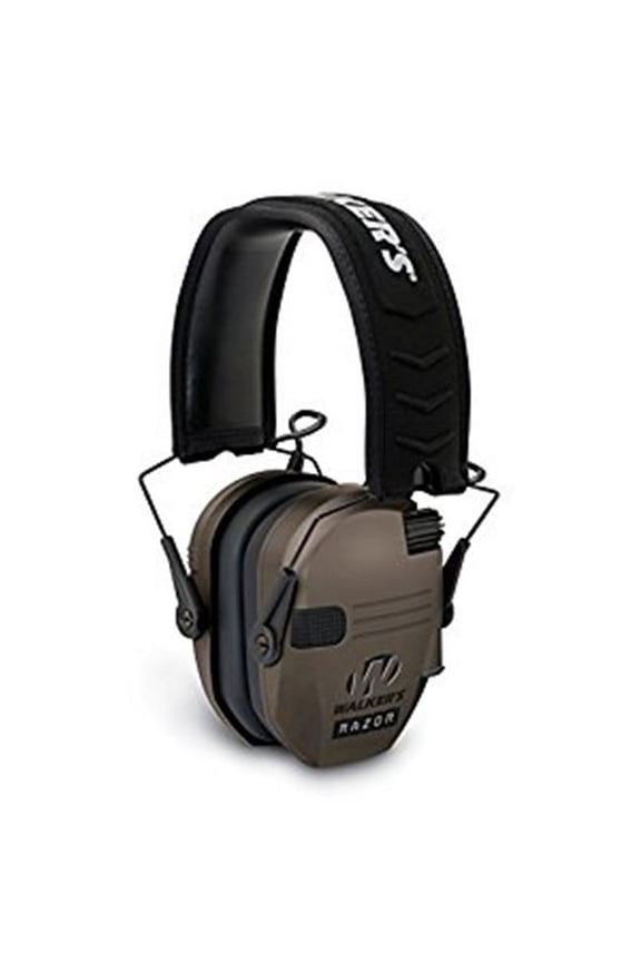 Walkers Razor Slim Shooter Muff Headphone, Dark