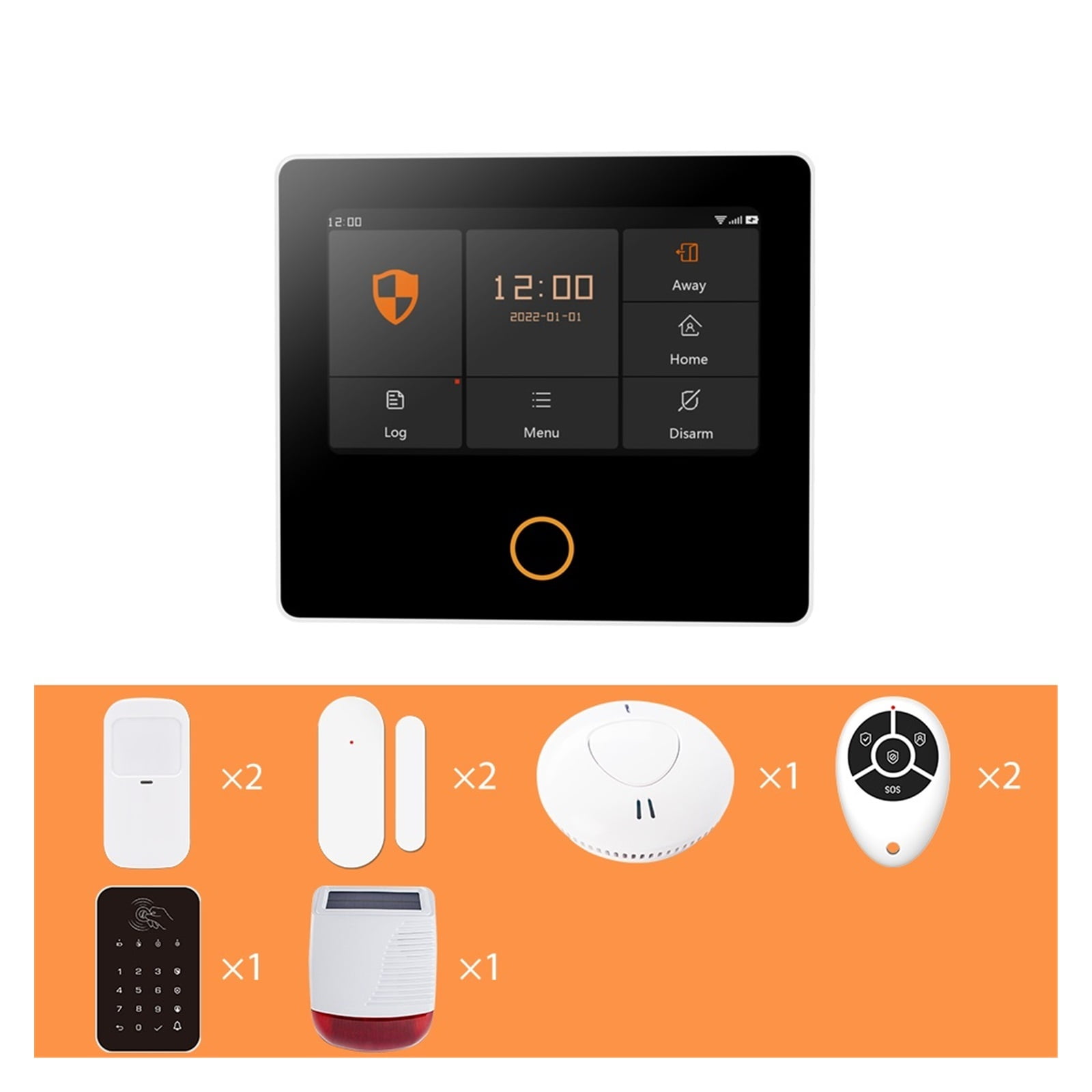 GSM WiFi Tuya Smart Wireless Home Security Alarm System Builtin Siren