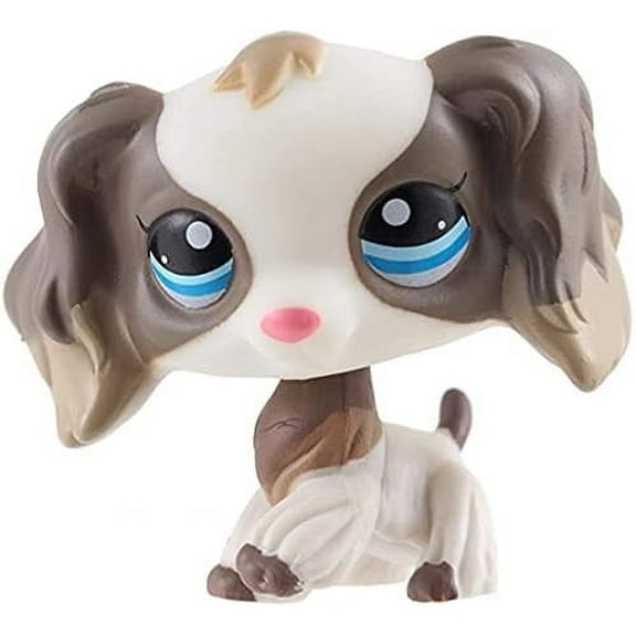 GSMD Collectible Child Cocker Spaniel Dog Action Figures, PVC Blue, 2.5"