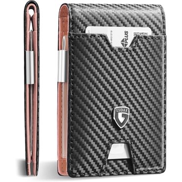 SERMAN BRANDS RFID Blocking Wallet Slim Bifold - Genuine Leather Minim