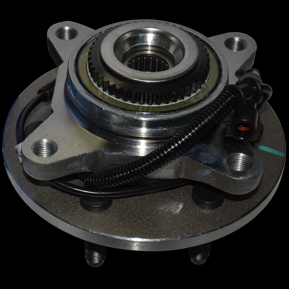2x Front Wheel Bearing Hub + CV Axle Nuts For 2005-2008 Ford F-150 & Mark LT 4WD - Detroit Axle