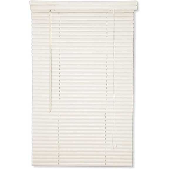 GSP Direct - Cordless 1" Vinyl Mini Blind 43" W x 64" L - Alabaster