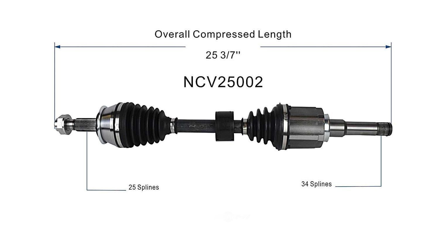 GSP NCV25002 GSP New CV Axle Fits select: 2020 CHEVROLET TRAX, 2015-2021 BUICK ENCORE