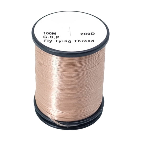 GSP Tying Thread Spool High Strength Polyester Material Splittable Flat Design for Dry Flies Midges Nymphs Competition Fishing Patterns