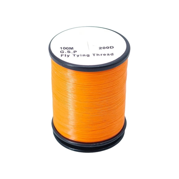 GSP Tying Thread Spool High Strength Polyester Material Splittable Flat Design for Dry Flies Midges Nymphs Competition Fishing Patterns