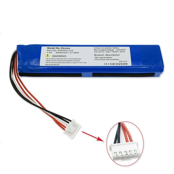 GSP0931134 Battery for JBL Xtreme, JBLXTREME Replacement Speaker Battery 5000mAh