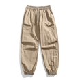 thumbnail image 1 of GSPCLAM Cargo Pants for Men Summer Drawstring Lightweight Pants with Multi Pockets Moisture Wicking Gym Pants for Training, 1 of 5