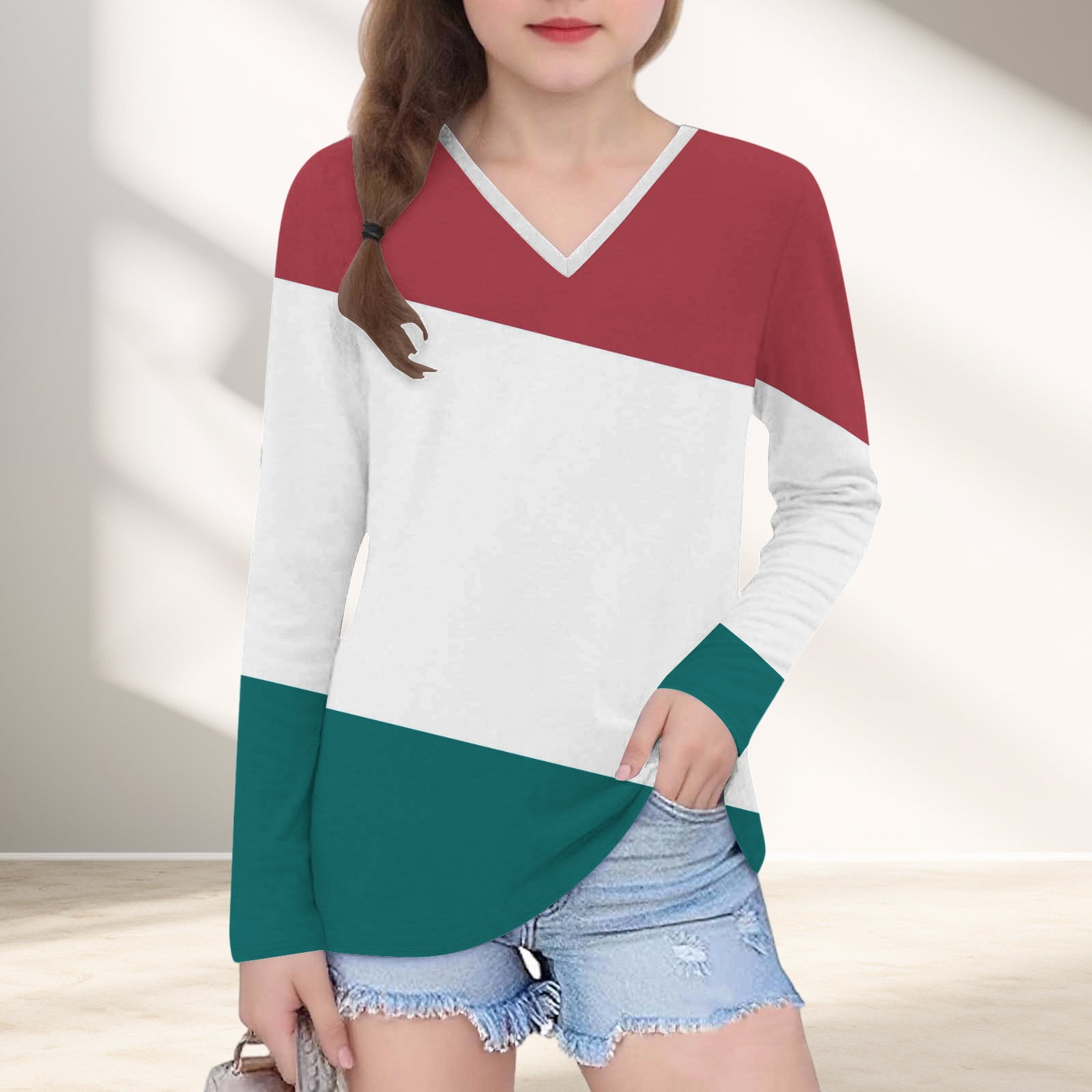 KIDS ELASTICATED NECK BLOUSE GONE COAST