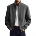 thumbnail image 1 of GSPCLAM Jacket for Men Big and Tall Smart Casual Relaxed Lightweight Jacket for Office, Essential Wrinkle Resistant Jacket with Pockets Gray, 1 of 5