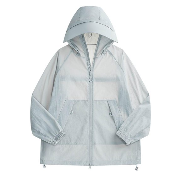 GSPCLAM Men's UPF50+ Hoodies Sun Protection Lightweight Hoodie with Pockets Breathable Fabric Loose Fit Hoodie for Outdoor Adventure