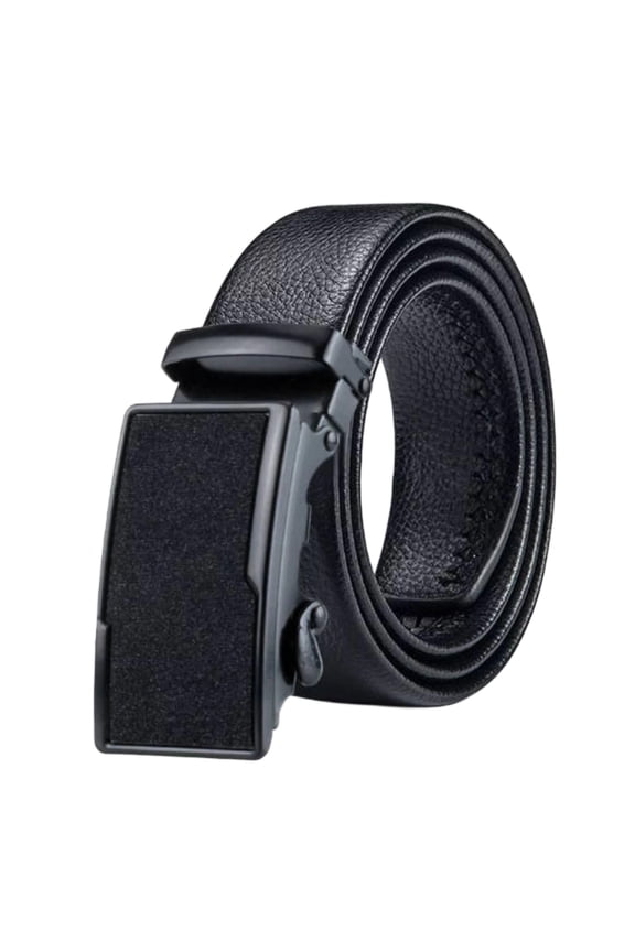 Mens Belt Office Essential No Hole Click Belt for Weekend Outing, Reliable Casual Ratchet Belt