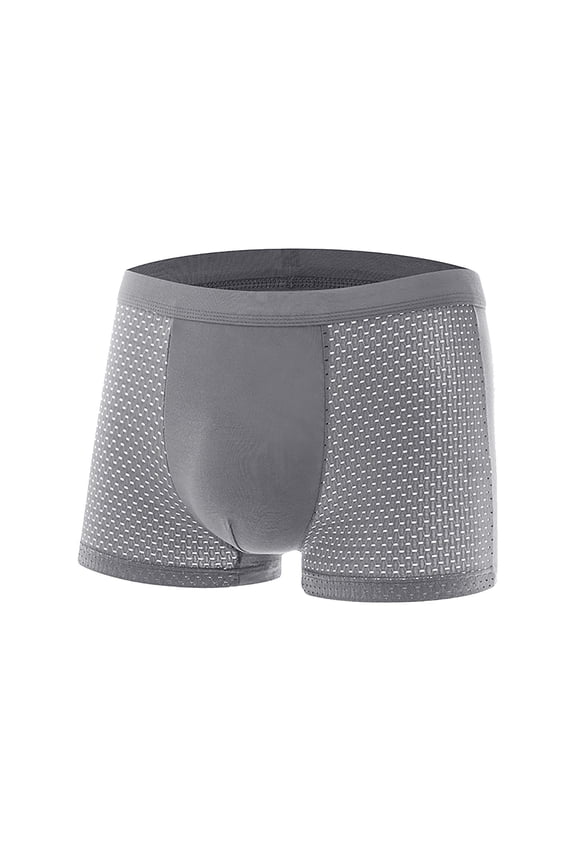 Mens Boxer Briefs Stretch Fit Lightweight Underpants Breathable Fabric Boxer Briefs for Daily Life