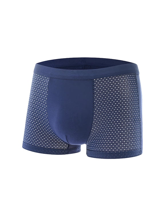 Mens Boxer Briefs Stretch Fit Lightweight Underpants Breathable Fabric Boxer Briefs for Daily Life