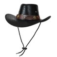 thumbnail image 1 of GSPCLAM Mens Cowboy Hats Western Style Adjustable Hat for Summer Party, Versatile Lightweight Hat, 1 of 2