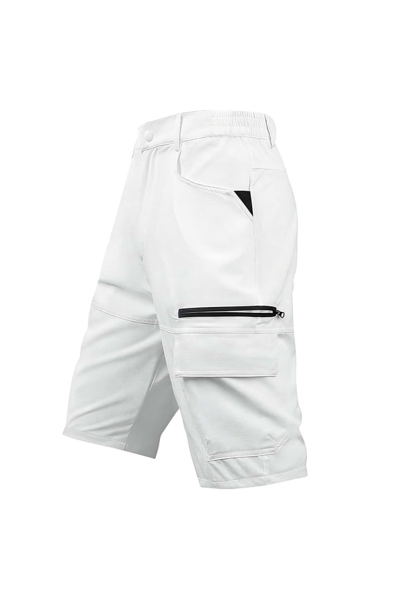 Mens Pants with Six-Pockets Lightweight Office Essential Cargo Pants Loose Fit Belt Loop Pants for Everyday Commute